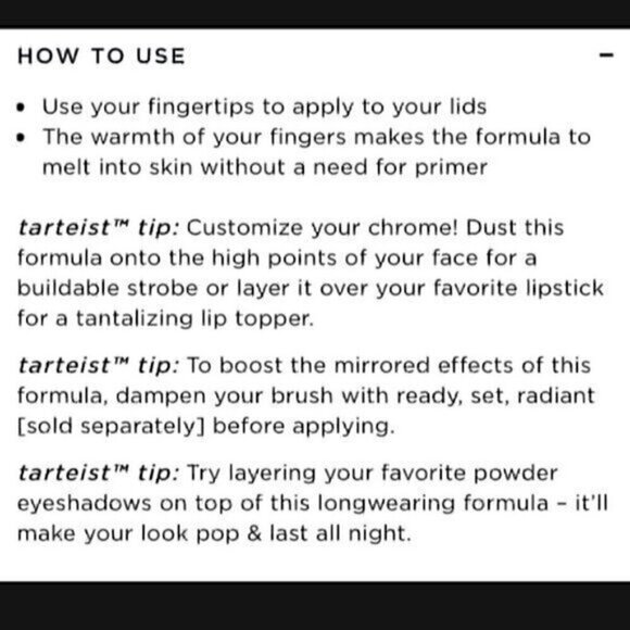 Tarte Chrome Paint Shadow Pot Steel the Show - Picture 9 of 12